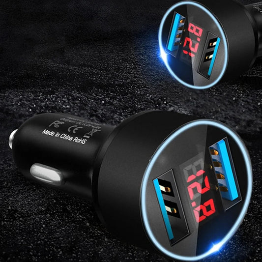 Mini Fast Charger Dual USB Car Phone Charger for Iphone 12 Samsung S21 Xiaomi 11 10 Lite POCO X3 NFC M3 5V 3A Car Phone Charger