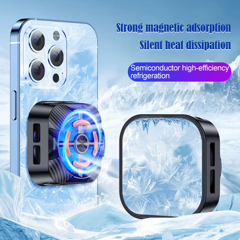 Semiconductor Mobile Phone Radiator Fan Cooler for Phone Cooling Fan Processor Cooler Phone Fan Cooler Gamer Cell Phone