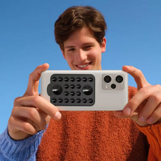 Suction Phone Case Suction Phone Mount Magnetic Suction Cup Phone Case Removable Anti-Slip Silicone Phone Grip for Videos