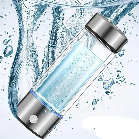 Hydrogen Water Bottle, USB Rechargeable Hydrogen Water Generator, Water Ionizer Machine, Drinking Supplies for Home, Office, Travel