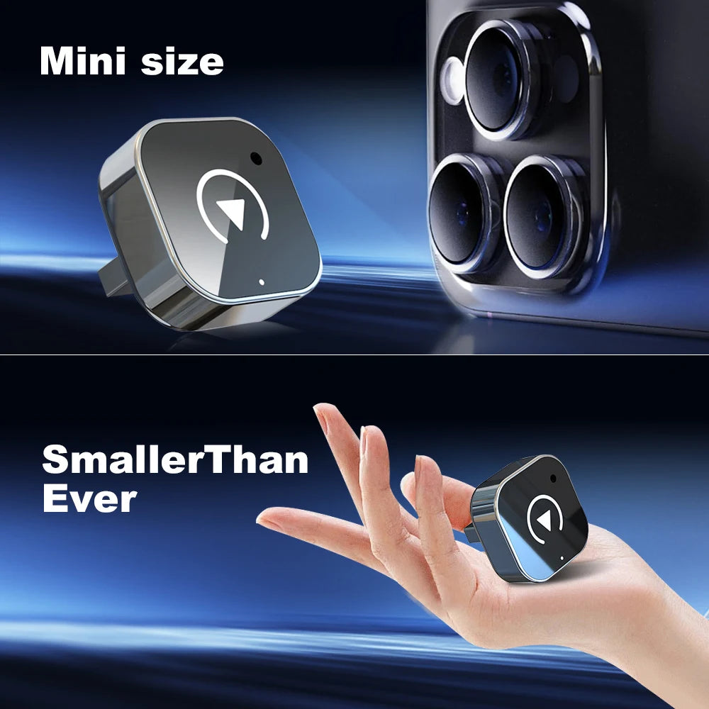 2025 Upgrade Wired to Wireless Carplay Adapter Car Design Plug and Play Easy to Connect Quickly and Stably Car Play for Iphone
