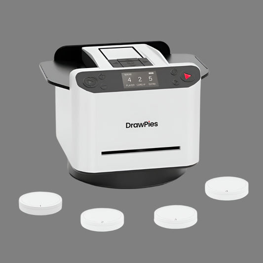 Drawpies 2-In-1 Automatic Card Shuffler &Dealer 4 Drawing Remotes Adjustable Dealing Distance for Poker Night UNO Phase 10 Board Games & More