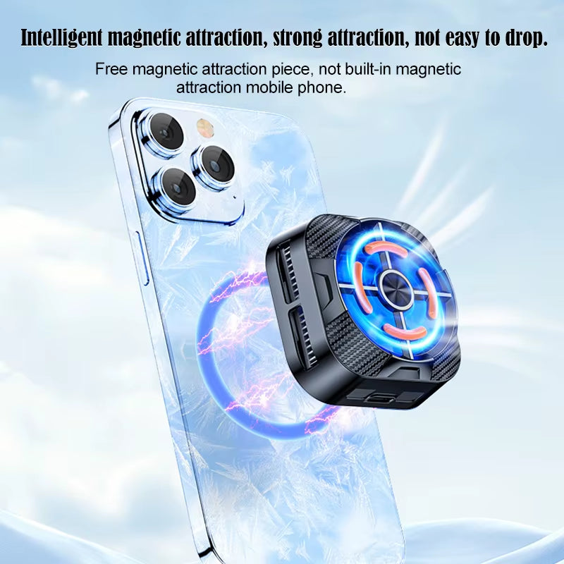 Semiconductor Mobile Phone Radiator Fan Cooler for Phone Cooling Fan Processor Cooler Phone Fan Cooler Gamer Cell Phone