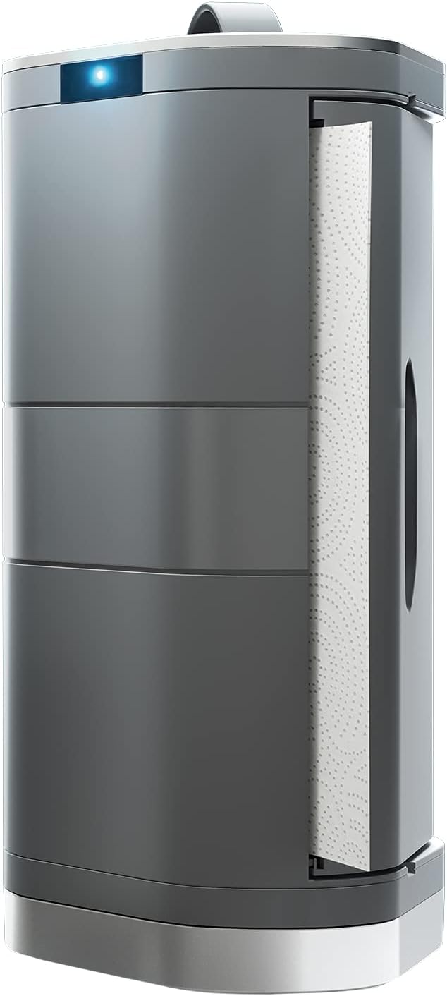 New! Countertop Touchless Paper Towel Dispenser in Grey