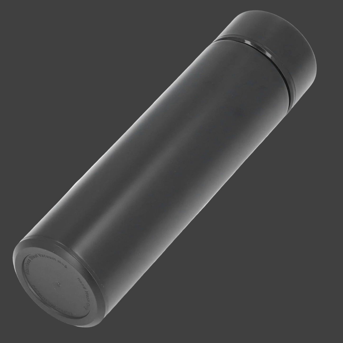 Smart Water Bottle 500Ml LED Display Food Grade Stainless Steel Wide Application Detachable Filter LED Water Bottleblack