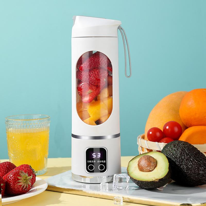 Digital Multimode Juicer Blender - Smart LED Display, 450Ml Diet-Friendly,Usb Rechargeable,Best Compact Blender for Home & Travel, Lemon Juicer,Fathers Day Gift