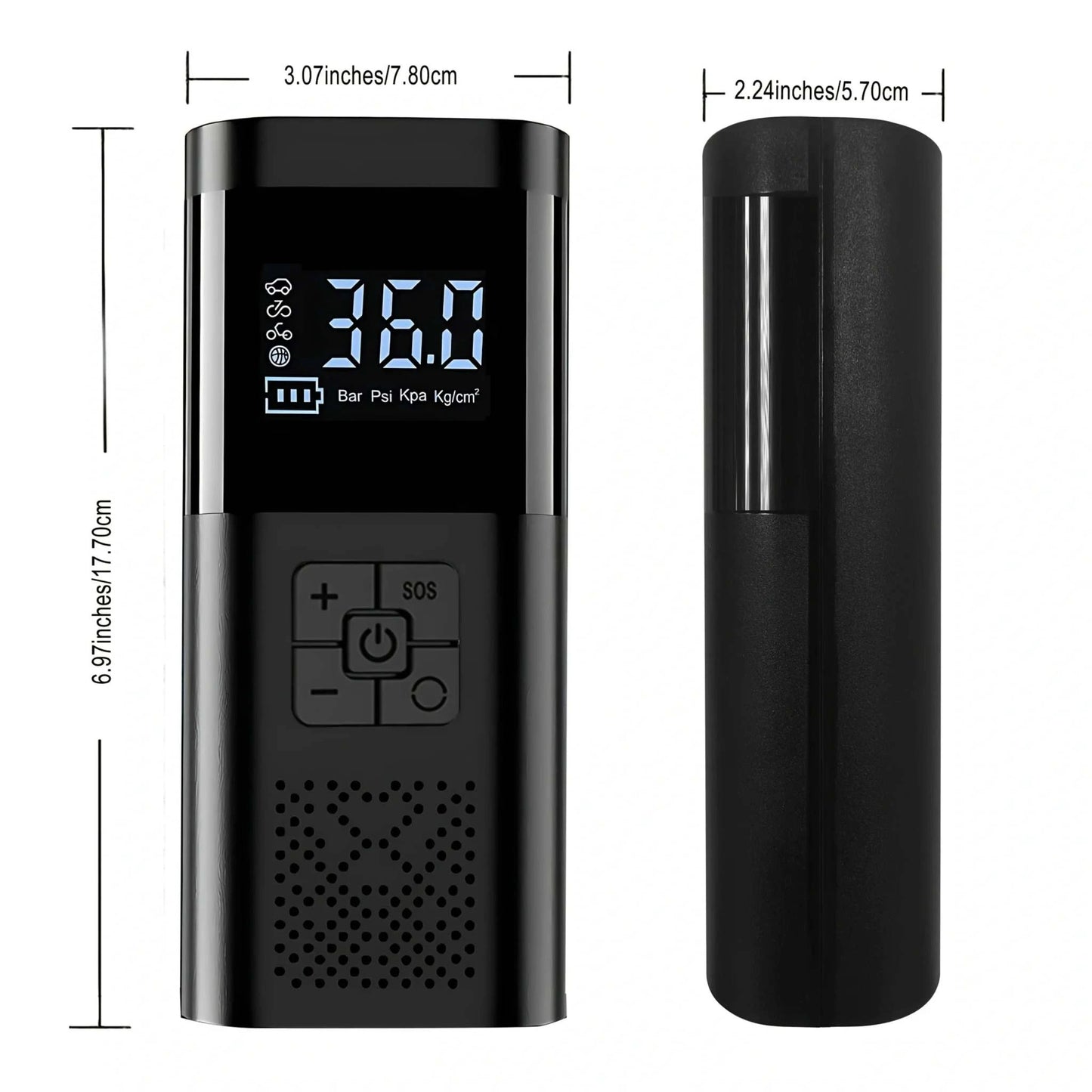 Portable Car Air Compressor 3X Faster 150PSI Cordless Tire Inflator Pump with Digital Gauge for Car Motorcycle Bike Air Pump