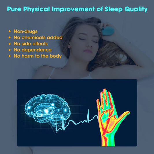 Smart Sleep Instrument Anxiety Relief Neuro Sleep Nerves Insomnia Soothe Device Pulse Stimulation Hand Held Sleeping Aid Device