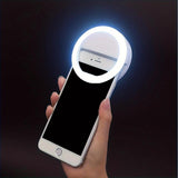 USB Rechargeable Selfie Ring Light, 36-LED Portable Selfie Light, Photoshoot Light, Night Selfie Enhancing Light for Phone Photography, Selfie Accessories, Gifts for Girlfriend Cellphone, Selfie LED Lights