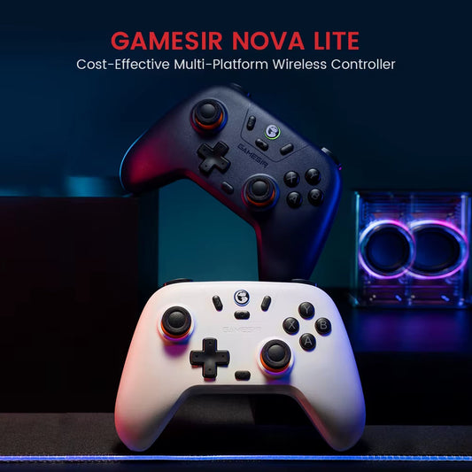 Gamesir T4 Nova Lite Controller – RGB Wired Gamepad for PC and Android