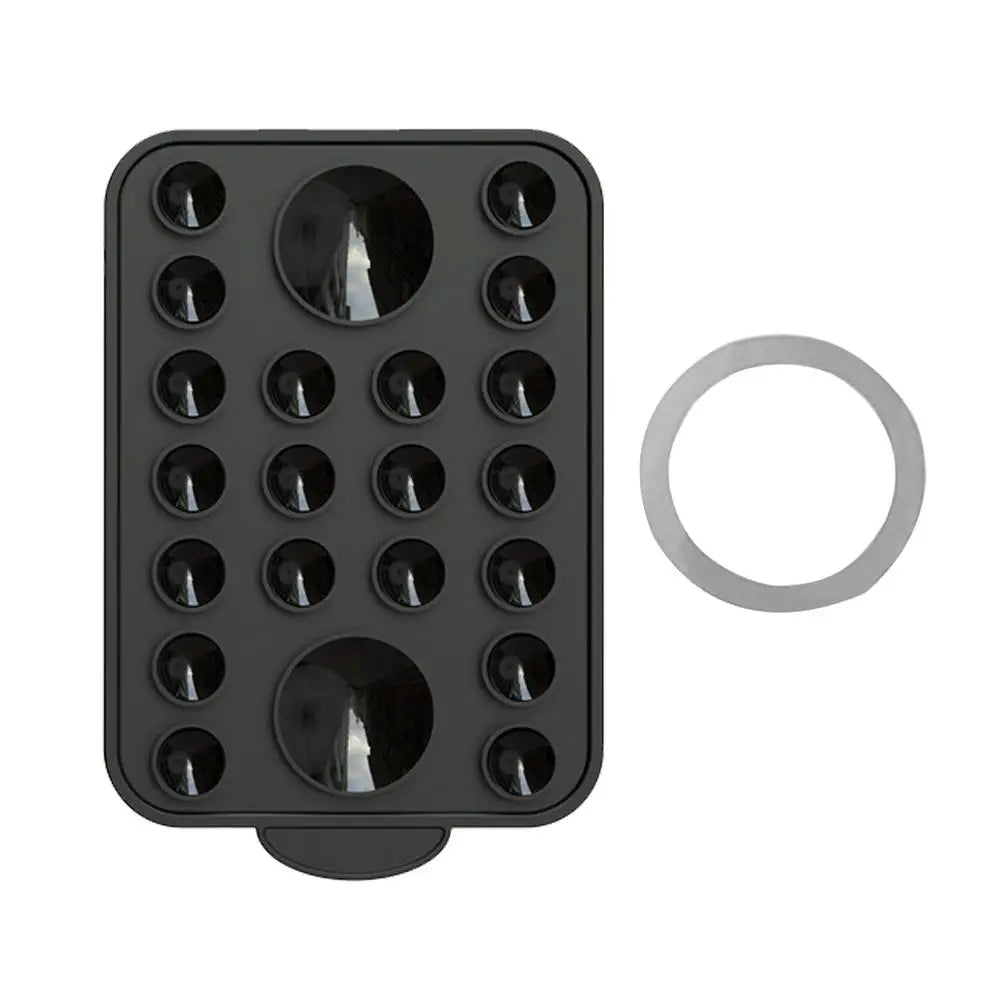 Suction Phone Case Suction Phone Mount Magnetic Suction Cup Phone Case Removable Anti-Slip Silicone Phone Grip for Videos