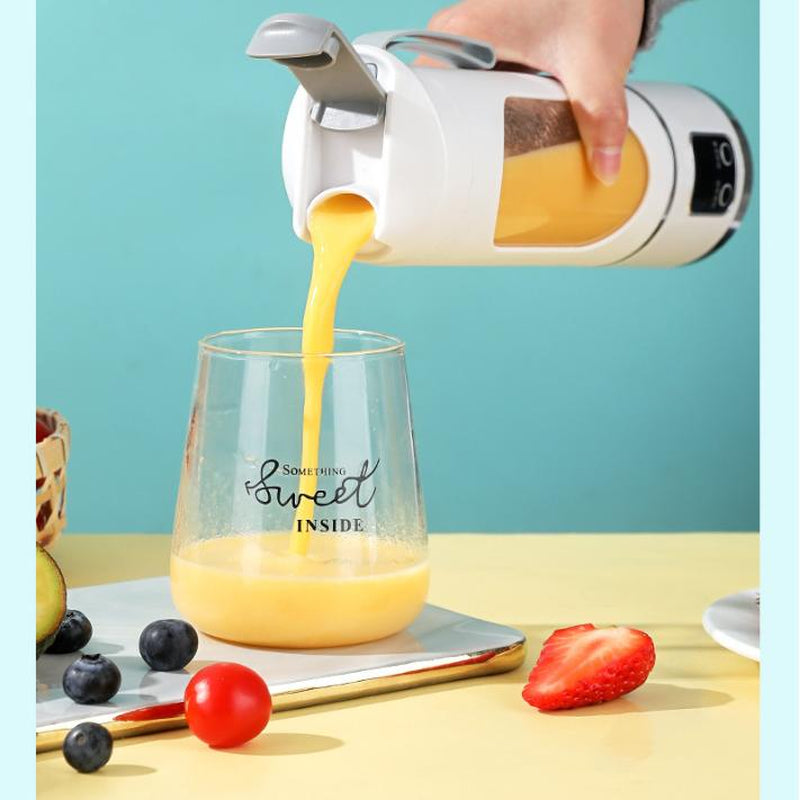 Digital Multimode Juicer Blender - Smart LED Display, 450Ml Diet-Friendly,Usb Rechargeable,Best Compact Blender for Home & Travel, Lemon Juicer,Fathers Day Gift