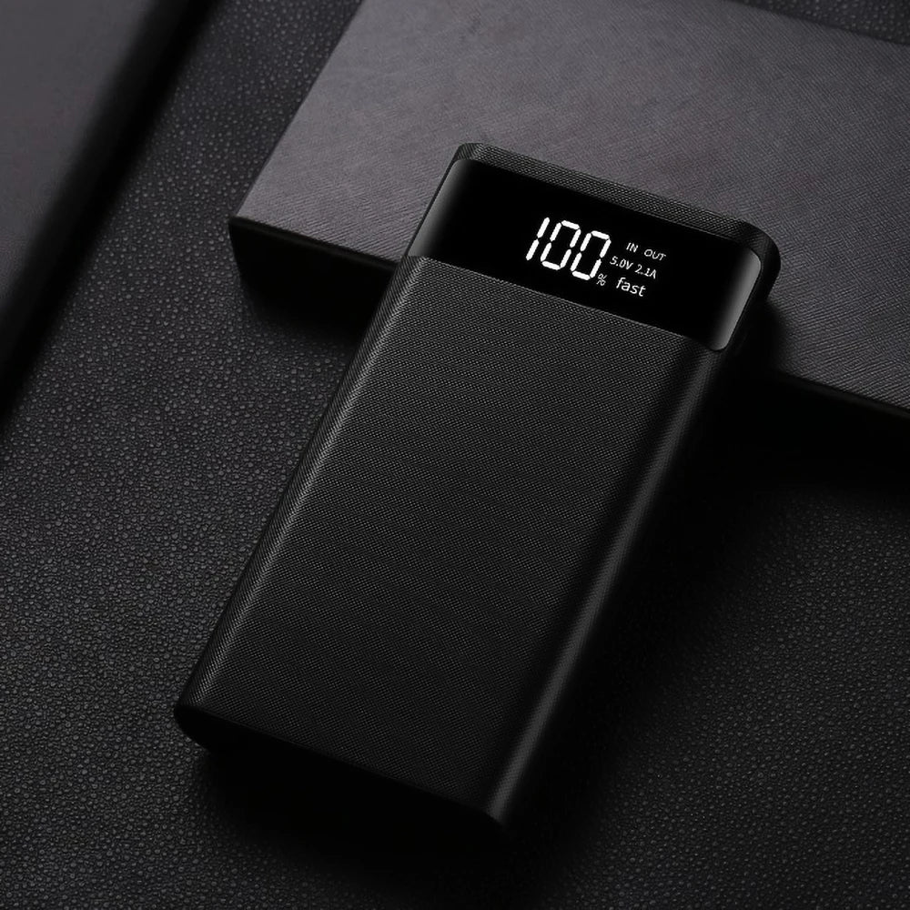 Portable External Power Bank Case DIY 6*18650 Battery Pack Shell 20000 Mah Battery Charge Storage Box without Battery