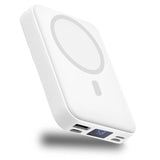 Magnetic Power Bank for Magsafe Battery Pack, Foldable 10000Mah Wireless Portable Charger with USB-C Cable LED Display 22.5W PD Fast Charging Magnetic Power Bank for Iphone 16/15/14/13/12 All Series