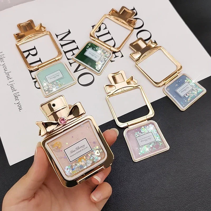 Rhinestone Perfume Mobile Phone Stand Desktop Bracket Magsafe Cellphone Grip Phone Accessories Phone Stand Holder Adhesive Style