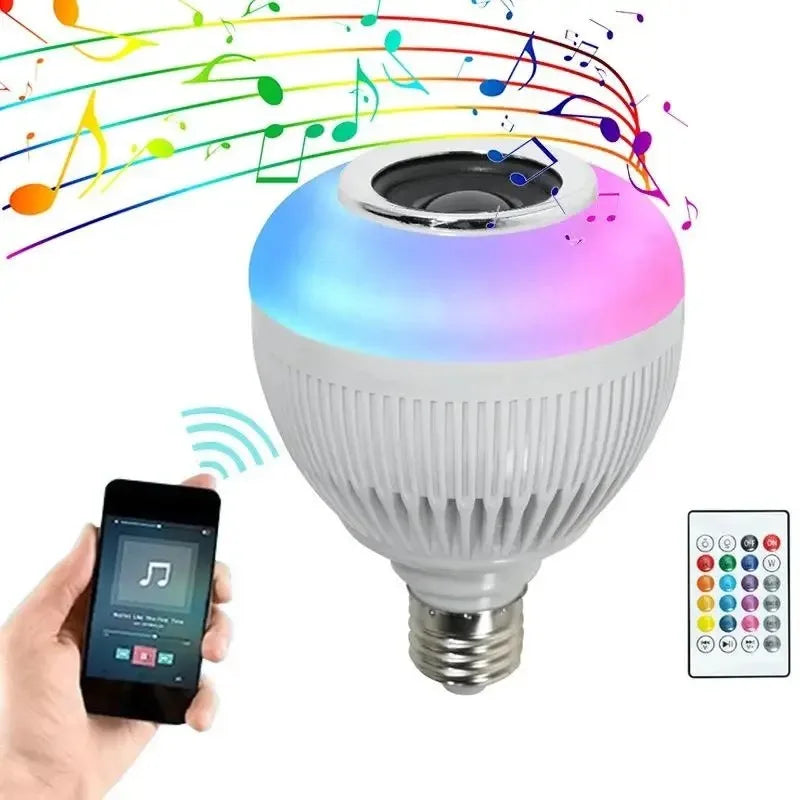 12W LED Speaker Bluetooth Speaker with Remote Control LED Speaker Bluetooth Speaker with Colorful Light