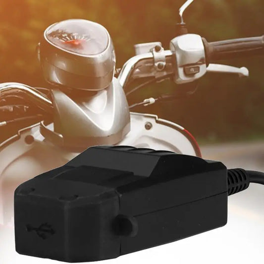 Phone Charger for Motorcycle USB Fast Charging Phone Charger Safe Power Adapter Waterproof Design for Telephones Tablets