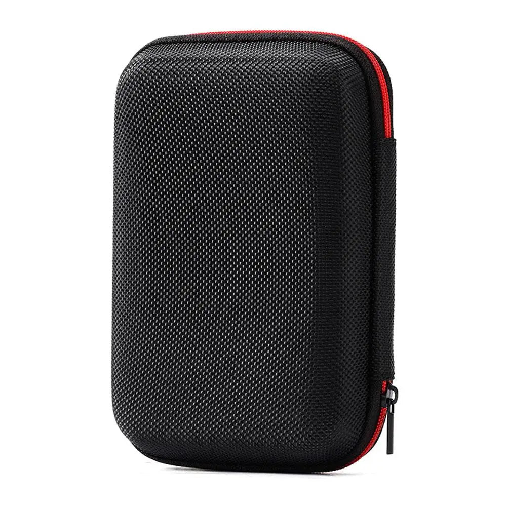 EVA Storage Bag for R35S RG35XX BAG Game Console Protective Black Case Carbon Fiber Texture Travel Bag