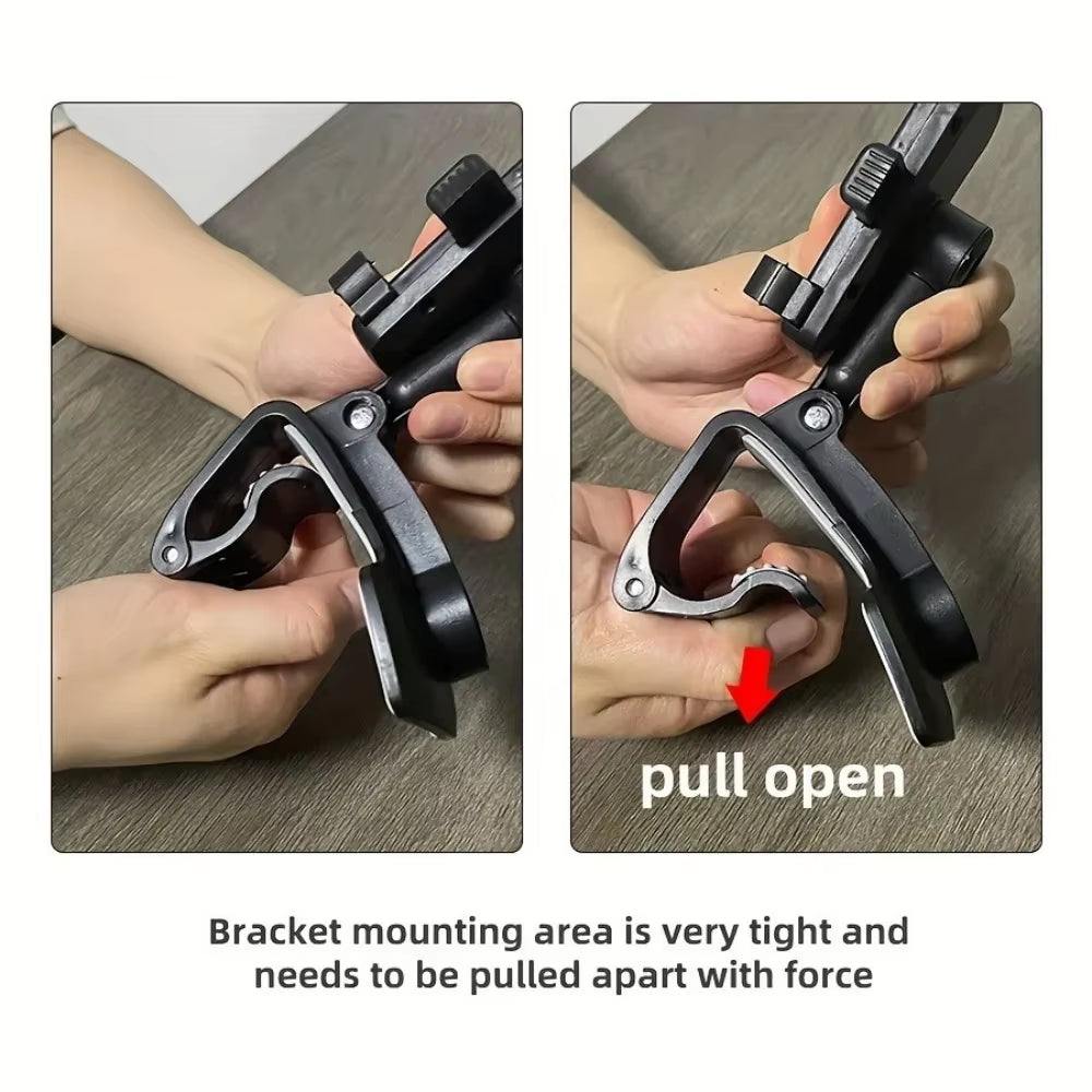 Car Mobile Phone Holder Universal Dashboard Phone Holder Easy Clip Mount Stand Cellphone Stand for GPS Navigation Hanging Holder