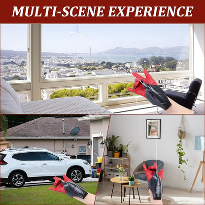 Spider Man Wrist Launcher Shooters Peter Parker Cosplay Props Shooting Device Toys for Children Giftsspider Silk Launche Toy