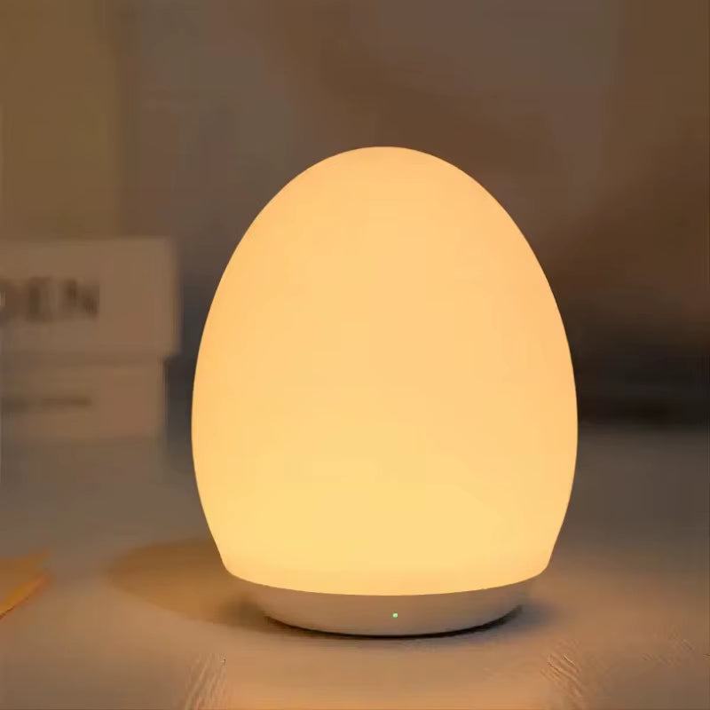 7 Color Changing Night Light RGB Remote Control Touch Dimmable Lamp Portable Table Bedside Lamps USB Rechargeable Night Lamp