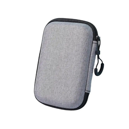 EVA Storage Bag for R35S RG35XX BAG Game Console Protective Black Case Carbon Fiber Texture Travel Bag