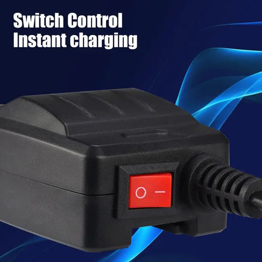 Phone Charger for Motorcycle USB Fast Charging Phone Charger Safe Power Adapter Waterproof Design for Telephones Tablets