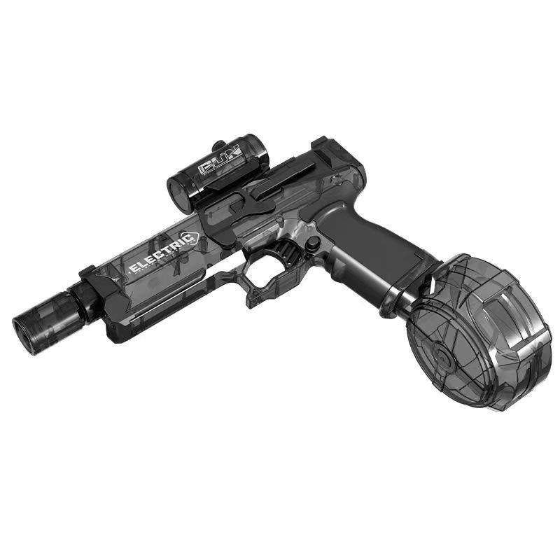 Electric Water Gun for Kids - Long-Range, High-Capacity Toy with LED Light for Family-Friendly Water Battles - Lightweight and Ergonomic Design for Pool Fun