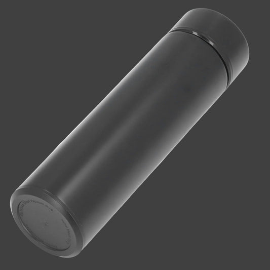 Smart Water Bottle 500Ml LED Display Food Grade Stainless Steel Wide Application Detachable Filter LED Water Bottleblack