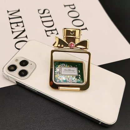 Rhinestone Perfume Mobile Phone Stand Desktop Bracket Magsafe Cellphone Grip Phone Accessories Phone Stand Holder Adhesive Style
