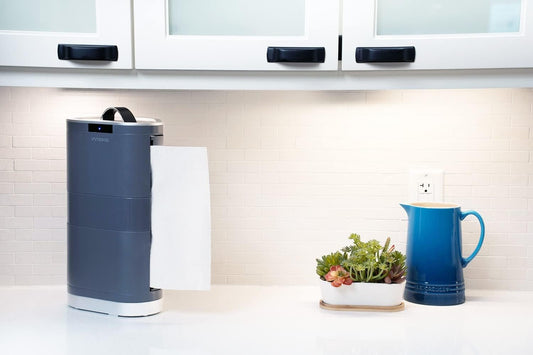 New!  Countertop Touchless Paper Towel Dispenser in Grey