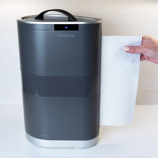 New!  Countertop Touchless Paper Towel Dispenser in Grey