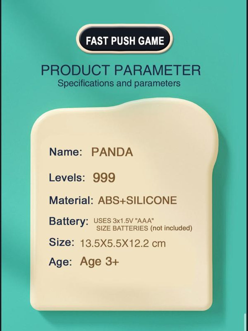 Fast Push Game Panda Version 3Rd Generation