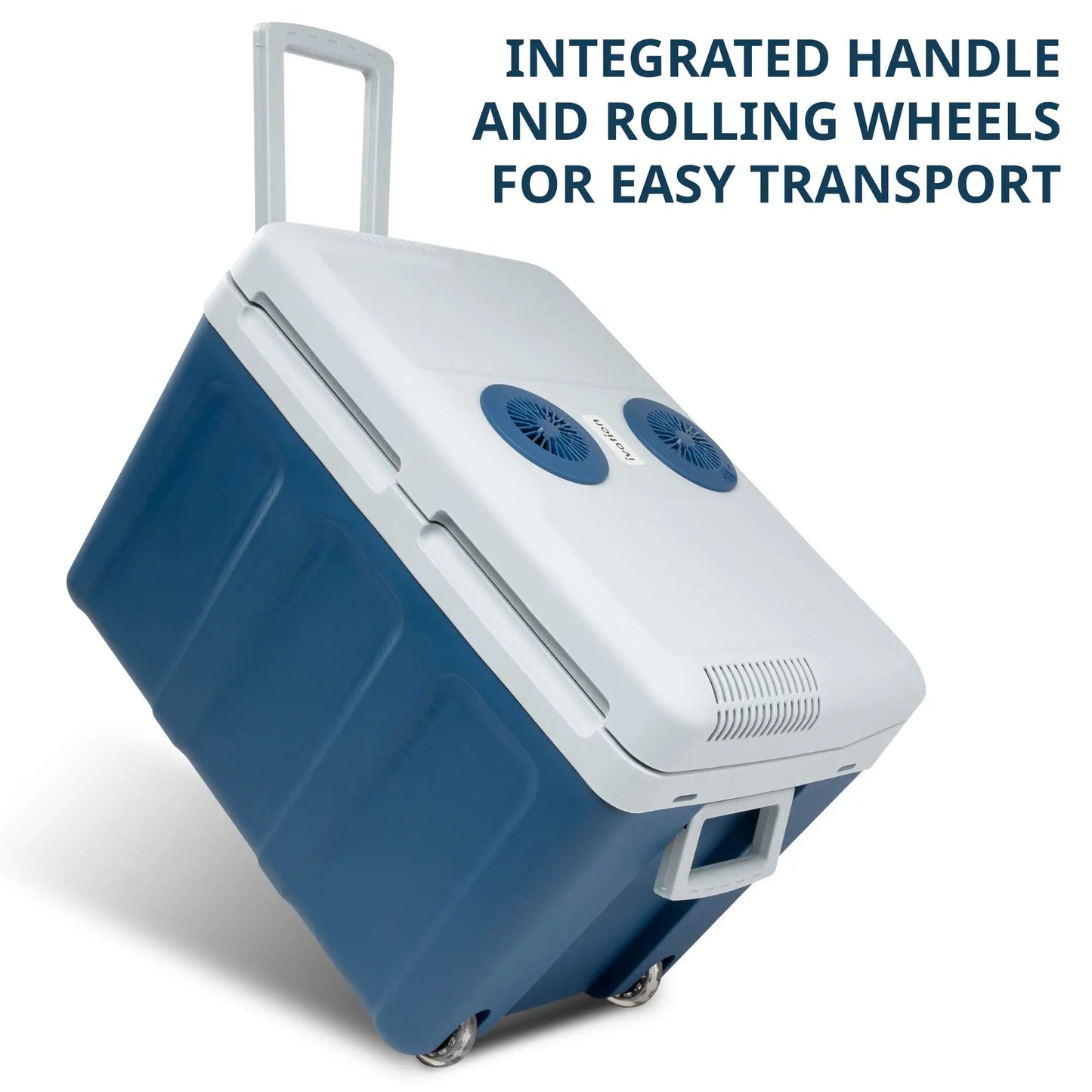 Electric Cooler & Warmer, 45 L Portable Thermoelectric 12 Volt Cooler with Wheels