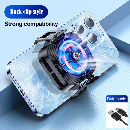 Semiconductor Mobile Phone Radiator Fan Cooler for Phone Cooling Fan Processor Cooler Phone Fan Cooler Gamer Cell Phone