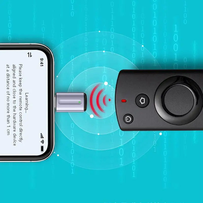 Small IR Adapter for Smartphone Appliances IR Remote Controller Smartphone Adapter Plug and Play Electronics Accessory For