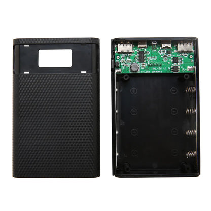 Portable External Power Bank Case DIY 6*18650 Battery Pack Shell 20000 Mah Battery Charge Storage Box without Battery