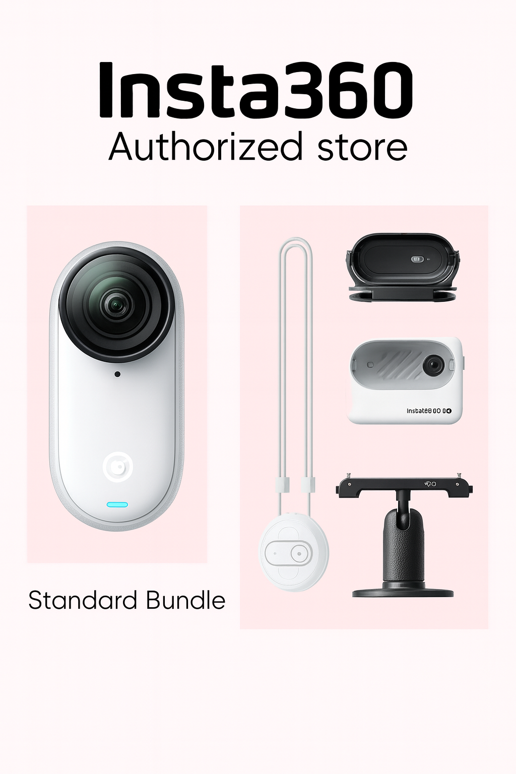 GO 3S 4K Tiny Portable Vlogging Camera,Hands-Free Povs,Mount Anywhere,Stabilization,140 Min Battery Life,10M Waterproof