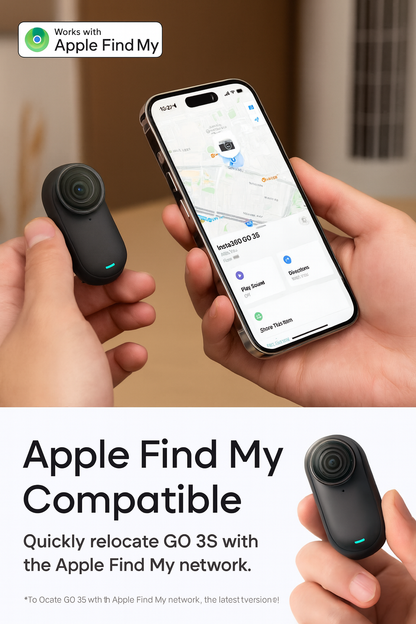 GO 3S 4K Tiny Portable Vlogging Camera,Hands-Free Povs,Mount Anywhere,Stabilization,140 Min Battery Life,10M Waterproof