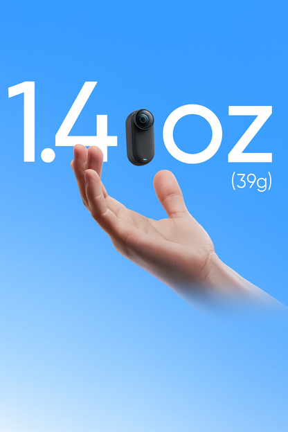 GO 3S 4K Tiny Portable Vlogging Camera,Hands-Free Povs,Mount Anywhere,Stabilization,140 Min Battery Life,10M Waterproof