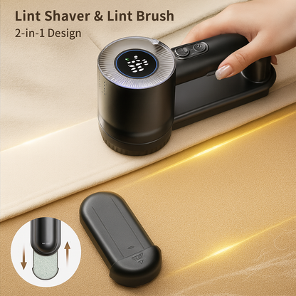 Coldsky Rechargeable Fabric Shaver Electric Lint Remover with Digital Display Sweater Shaver Lint Shaver for Clothing Blanket