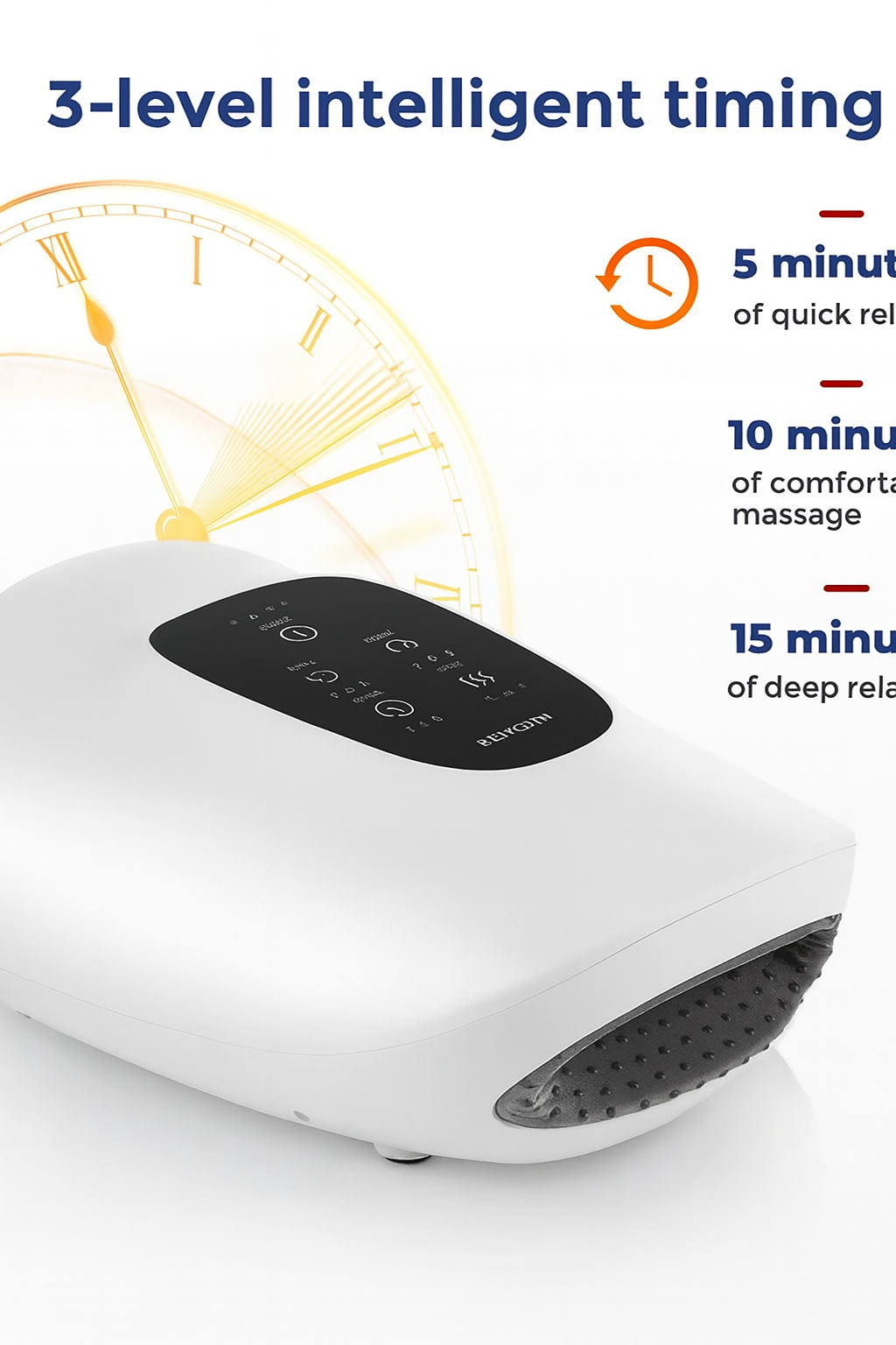 Electric Hand Massager 3 Modes Airbag Hot Compress Massager Air Compression Vibration Massage for Finger Palm Fatigue Relieve