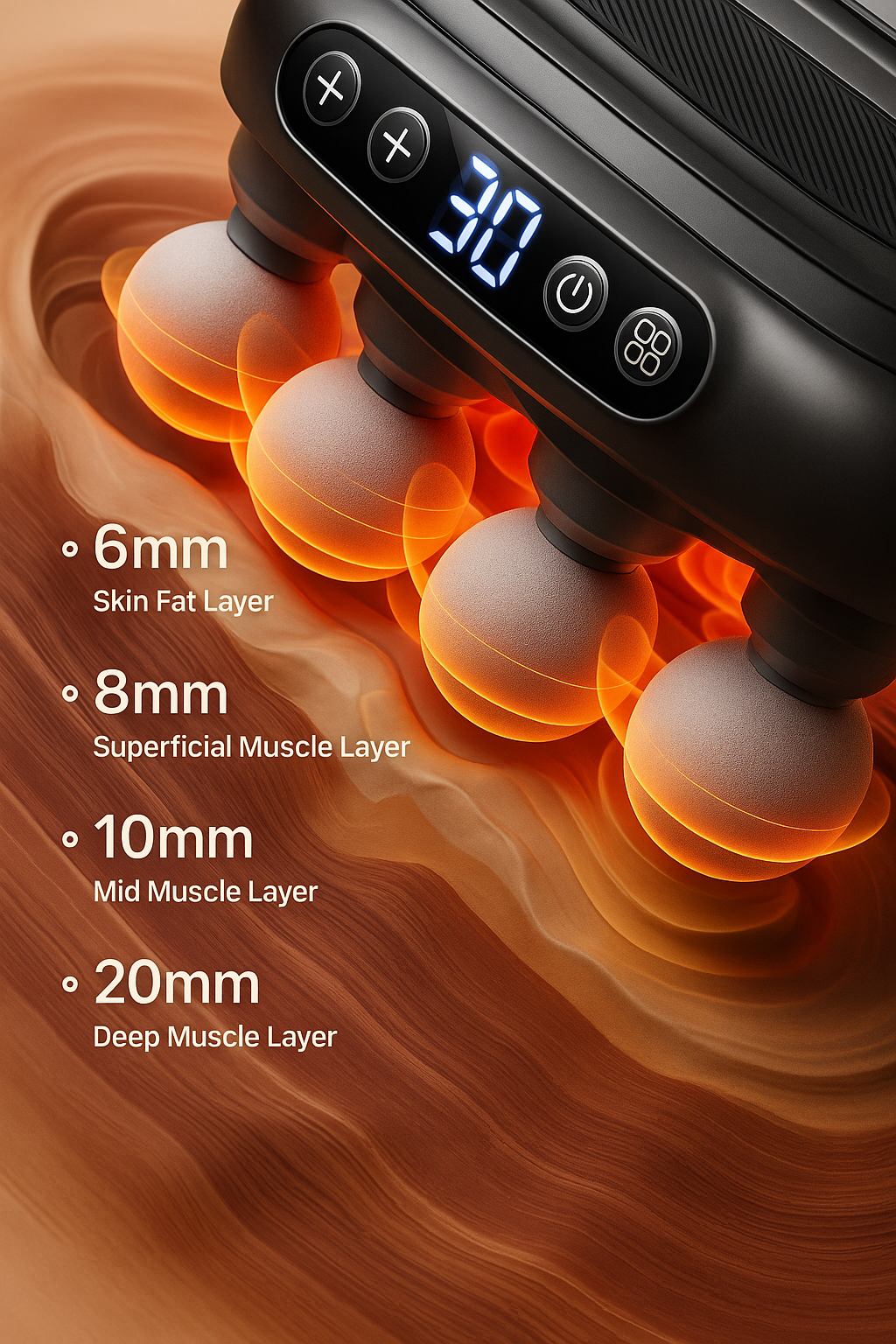 Deep Tissue Massage Gun for Muscle Recovery and Pain Relief