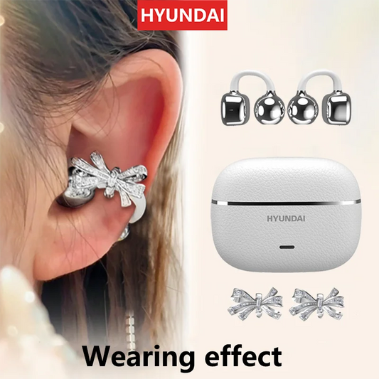 HY-C03 New OWS Bluetooth 5.4 Clip-On Earphones IPX5 Waterproof Sports Earbuds Low Latency High-Definition Call Headset