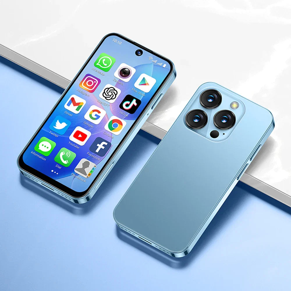 XS19 3.88" Mini Smartphone 2GB RAM 16GB ROM Android10.0 Face Recognition Unlock 3G Small Mobile Phone