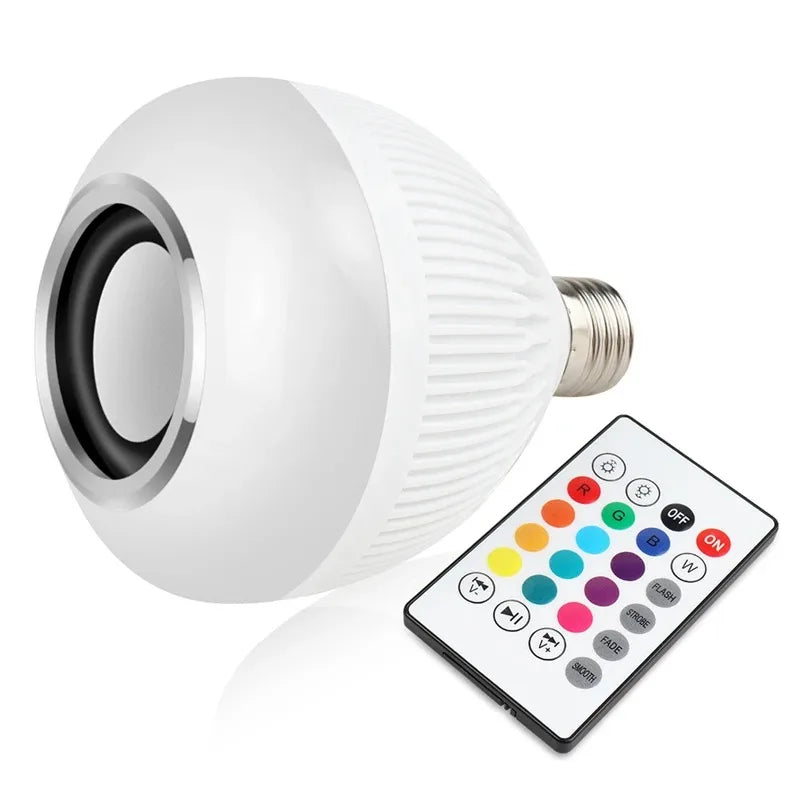 12W LED Speaker Bluetooth Speaker with Remote Control LED Speaker Bluetooth Speaker with Colorful Light