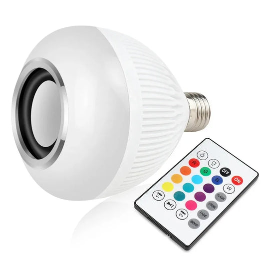 12W LED Speaker Bluetooth Speaker with Remote Control LED Speaker Bluetooth Speaker with Colorful Light