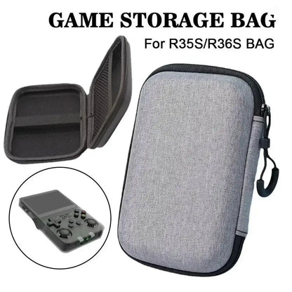 3.5Inch Handheld Game Console Case for Miyoo Mini plus R35S RG35XX RG35XX plus XU10 Protective Travel Retro Mini Playe C2H8