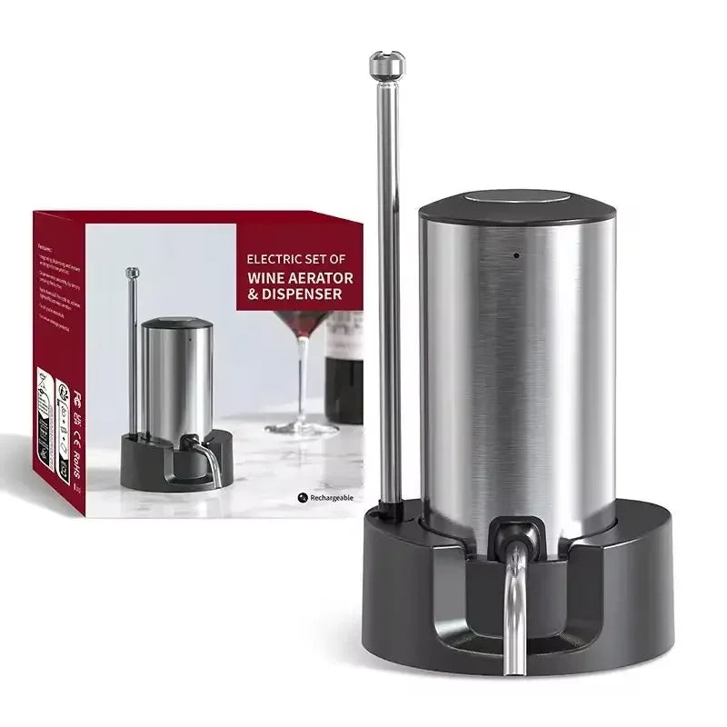 Automatic Wine Dispenser with Intelligent Electric Wine Aerator and Vaccum Preservation System