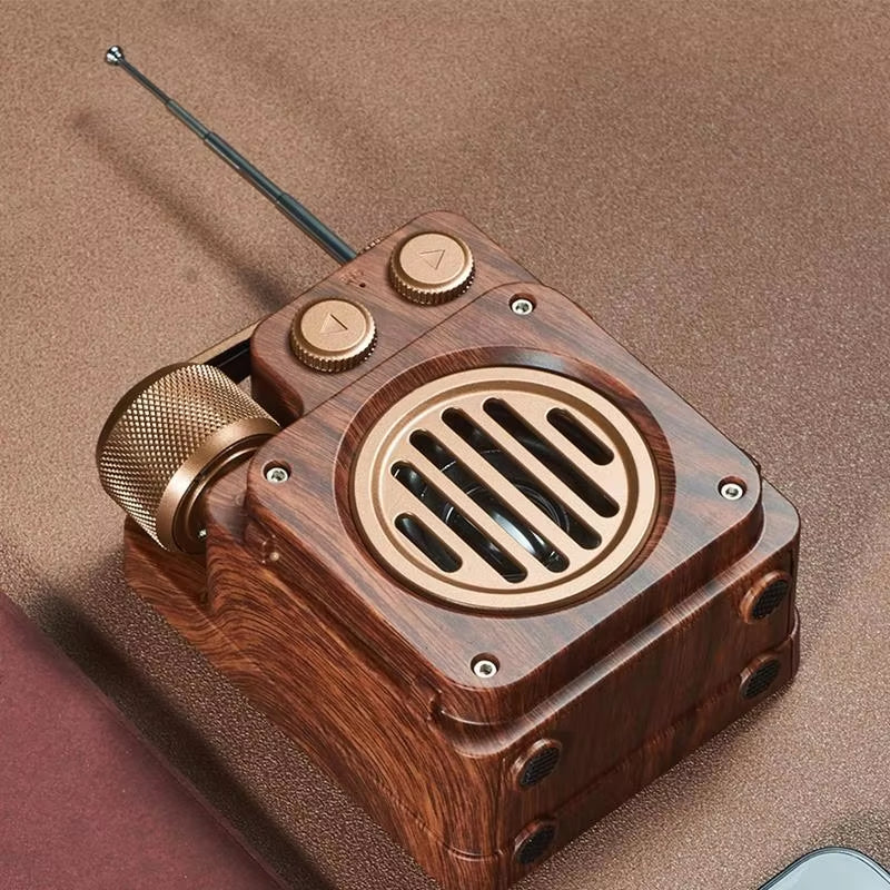 Unique Retro Radio Bluetoothcompatible Speaker Portable Wireless Vintage Speaker Old Fashion Style As20 Retro Speaker